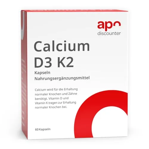 Calcium D3 K2 Kapseln 60 stk