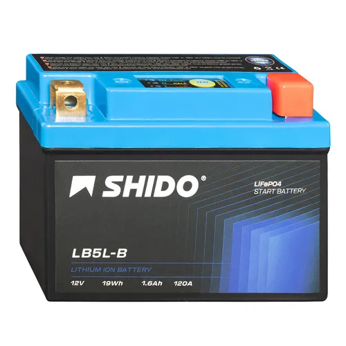 Produktbild Shido 12V 3Ah Lithium Motorradbatterie LiFePO4 LT7B-BS