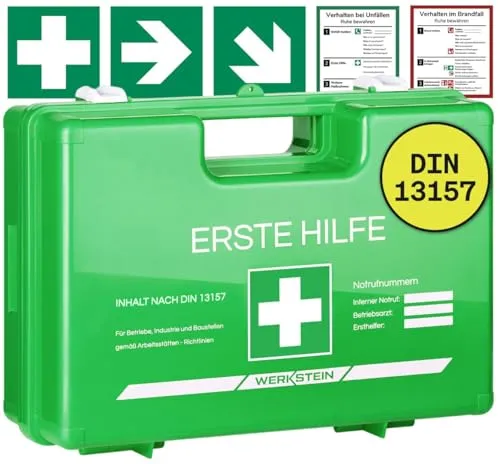 Erste-Hilfe-Koffer Grün von WERKSTEIN