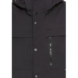 camel active Herren teXXXactive® Funktionsjacke - Funktionsjacke in Dunkelblau, wasserdicht und atmungsaktiv, ideal für Outdoor-Aktivitäten mit praktischen Innentaschen und abnehmbarer Kapuze.