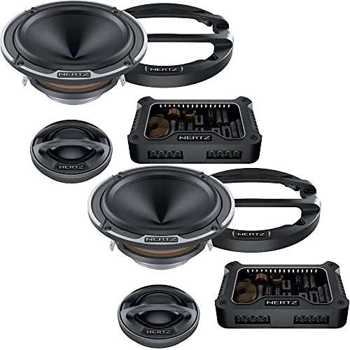 Hertz MLK 700.3 2-Wege KIT - Premium 70 mm Komponentensystem für Car-HiFi-Lautsprecher mit beeindruckendem Frequenzgang von 200 Hz - 28 kHz und hoher Belastbarkeit für exzellenten Klang.