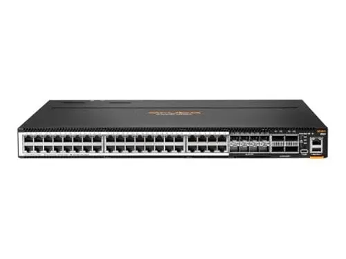 HPE R9W92A Switch - 40 Anschlüsse L3 Managed - Netzwerk-Switch mit 40 Anschlüssen und 10 Gigabit Ethernet, bietet eine Switching-Kapazität von 1,76 Tbit/s für hohe Datenübertragungsraten.