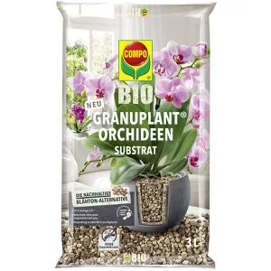 Compo Pflanzsubstrat Bio Granuplant, 3 Liter, für Orchideen, Bio