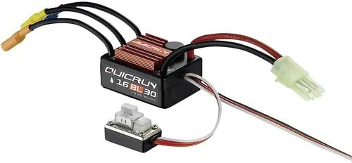 Hobbywing QuicRun WP16BL30 Automodell Brushless Fahrtregler 180A - Elektromotoren mit hoher Belastbarkeit bis 180A, ideal für Anfänger und Fortgeschrittene, bietet kostengünstige Brushless Lösungen mit einfacher Inbetriebnahme.