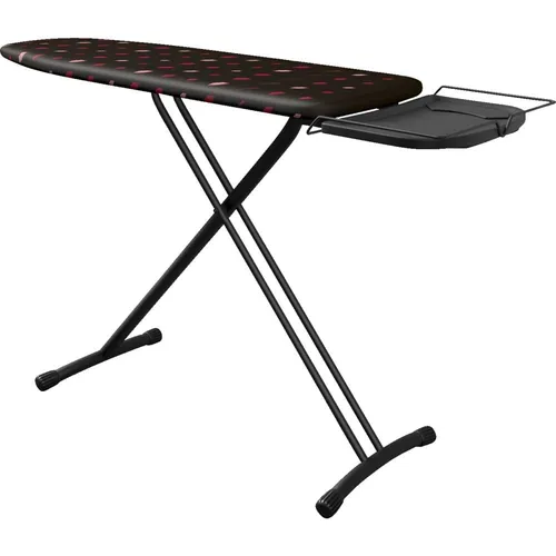 Laurastar Bügelbrett Comfortboard Lips, 38cm x 120cm - Hochwertiges Bügelbrett mit 100 % Baumwolle Bezug und höhenverstellbar, ideal für die meisten Dampfbügelstationen. Bequeme Lagerung und modernes Design.