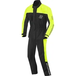 Bogotto Rain Kit 2-Teiler Motorrad Regenkombi, schwarz-gelb, Größe M für Männer