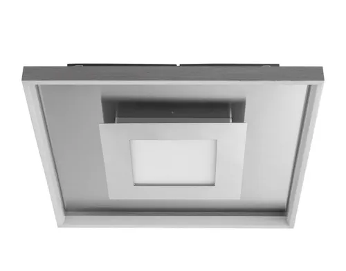 Livarno home Deckenleuchte quadratisch mit 3-Stufen Innenlicht - Elegante Deckenlampe in Weiß, ideal für den Innenbereich. Aus hochwertigem Aluminium gefertigt, sorgt sie für eine anpassbare Lichtstimmung.