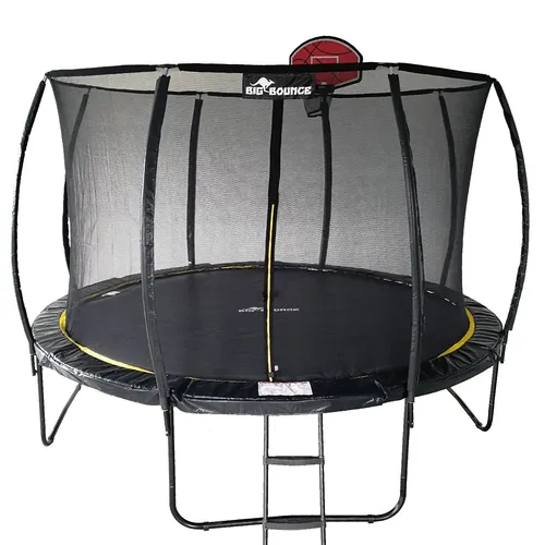 BIG BOUNCE Trampolin 12ft 3,66 m PREMIUM - Trampolin mit 366 cm Durchmesser, ideal für den Garten, bietet maximalen Hüpfspaß und Sicherheit für die ganze Familie.