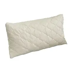 Badenia Bettcomfort Hirsekissen 40 x 60 cm - Hochwertiges Kissen aus naturbelassenem Baumwoll-Perkal mit reiner Dinkelspelzfüllung, ideal für Allergiker und waschbar bis 40°C.