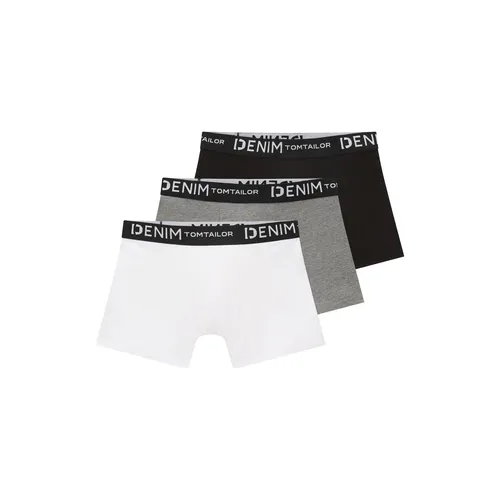 Tom Tailor Herren Unterhose Baumwolle mehrfarbig, XL - Boxer anliegend, Dreierpack für ultimativen Komfort und ideale Passform, hochwertiger Stretch sorgt für Weichheit und Bewegungsfreiheit.