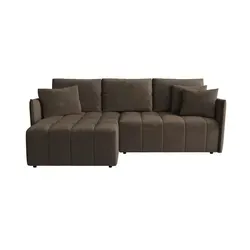 Bedante Ecksofa Braun 3-Sitzer L-Form 245x175 cm