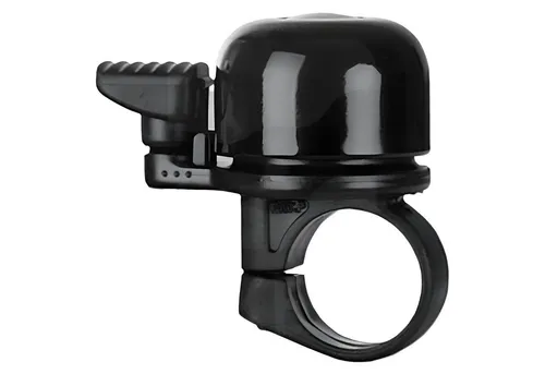 Mounty Fahrradklingel Billy Mini Fahrradklingel schwarz leichte Aluminium Glocke 22.2 mm
