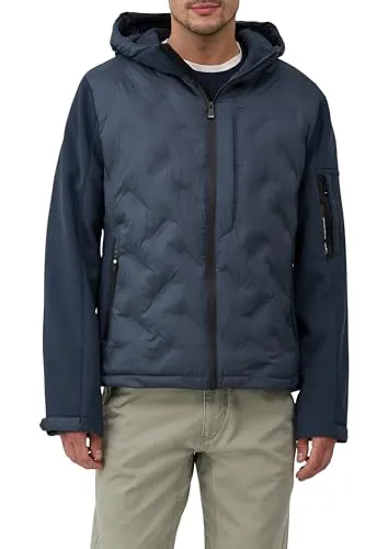 Produktbild s.Oliver Hybrid-Jacke mit Kapuze und sportiven Details