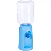 relaxdays Getränkespender mit Tank - Blau & Hellblau Transparent - Getränkespender für Büro und Zuhause, mit 47,5 cm Höhe ideal für einfachen Zugang und stilvolles Design.