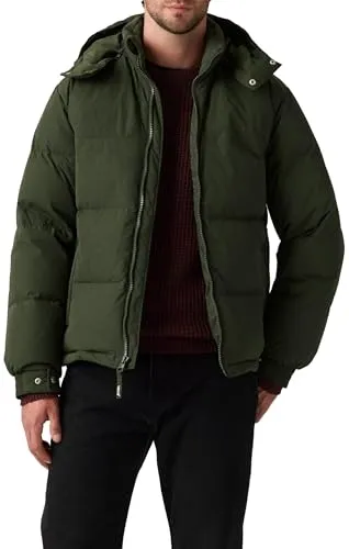 Levi's Rockridge Short Puffer Duffel Bag - Funktionsjacken mit isolierter Kapuze und praktischem Reißverschluss, ideal für kalte Tage und Outdoor-Aktivitäten.