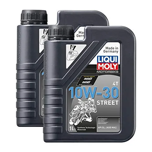 2x LIQUI MOLY 2526 Motorbike 4T Motorrad Motoröl Engine Oil 1L