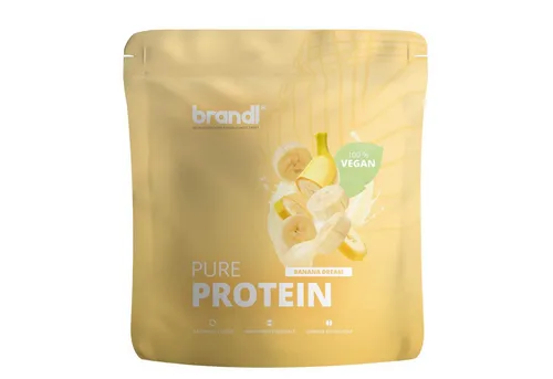 Brandl Nutrition Veganes Proteinpulver- 30g Protein vegan pro Portion mit Eiweißgehalt Pulver, 2000 g, Löslich im Wasser, Smoothie & Kaffee - hochwertige Proteinquelle