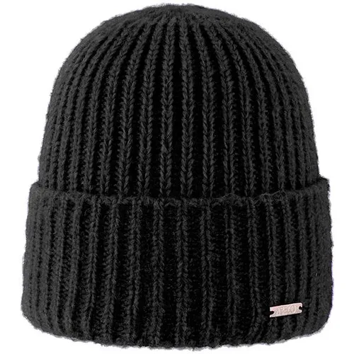 Areco Beanie schwarz - Damen Beanie aus hochwertigem Fleecy-Garn, bietet luxuriöse Weichheit und hervorragende Wärmeisolierung für kalte Tage, hergestellt in der EU.