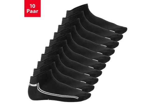 Footstar Füßlinge Sneak It! Damen & Herren Motiv Sneaker Socken (10 Paar)