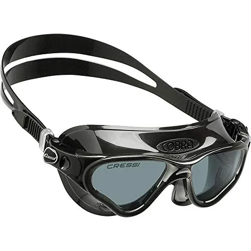 CRESSI Cobra Goggles Black/Black Smoked Lens von Cressi