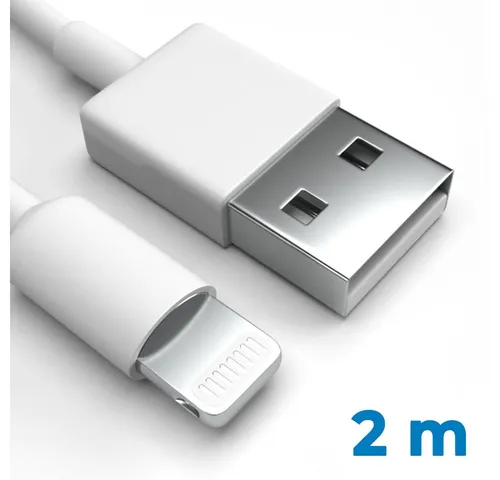 Justcom Apple iPhone 13 USB-Kabel, Lightning, USB-A (200 cm), Schnellladekabel, Datenkabel, Handy, Tablet