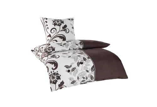 HTI-Living Bettwäsche Mikrofaser Bettwäsche 135 x 200 2 teilig, 100% Polyester, 1 teilig, schön und anschmiegsam