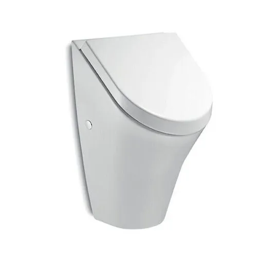 Roca Nexo Urinal mit Deckel – Weiß - Hochwertiges Keramik-Urinal mit Deckel, ideal für moderne Badezimmer. Kompakte Breite von 310 mm für platzsparende Installation.