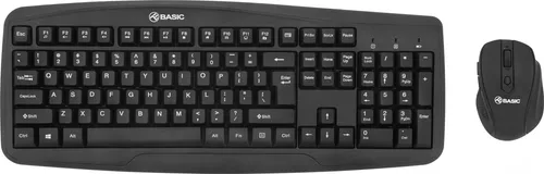 Tellur Basic Kabelloses Tastatur- und Maus-Kit, Schwarz