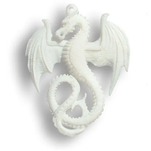 Island Piercings Handgefertigter Drache Drachen Amulett Anhänger inkl. Band PB032