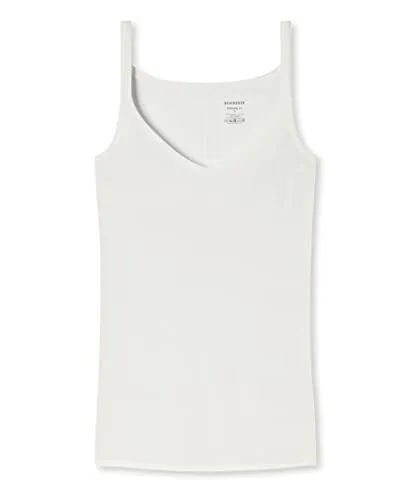 Schiesser Damen Spaghettitop Unterhemd - Personal Fit, Naturweiss_172722, M, Naturweiss_172722, M EU