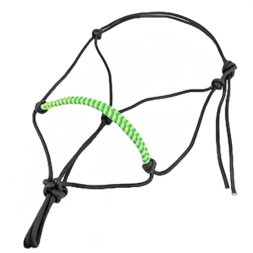 HJYDGJ Hobby Horse trense Hobby Horsing Halfter Halfter Hobby Horse Knot Headcollar Horsing Headcollar Halfter für Pferde trense Pferd Pferdehalfter Hobby Horse Halfter - Schwarz