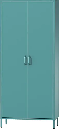 Jan Nowak Metall Garderobenschrank Flavio 2-türig - Kleiderschrank aus robustem Metall mit leiser Türschließung, großzügigem Stauraum und stylishen Design – ideal für jede moderne Einrichtung.