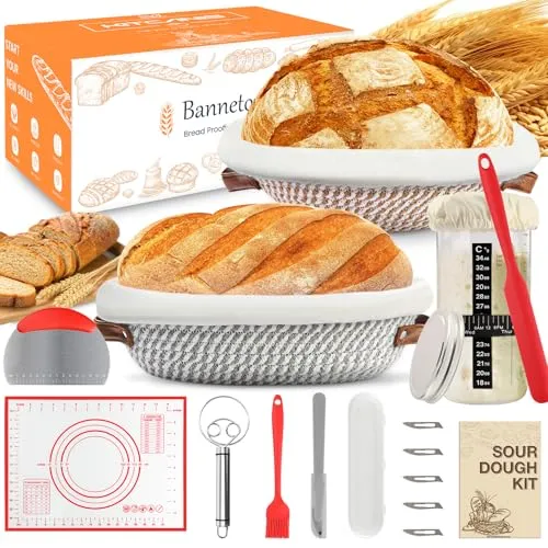 Gärkörbchen Sauerteig Starter Set