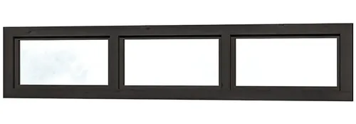 Skanholz Fenster Oberlicht 147 x 30 cm - Feststehendes Oberlicht aus Echtverglasung, ideal für Carports. Hergestellt aus nordischer Fichte, sorgt es für Licht und Stil.