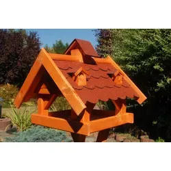 DSH DEKO SHOP HANNUSCH Vogelhaus mit Bitumenschindeln in rot von Deko Shop Hannusch