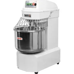 YATO 40L-Spiralmixer mit 2 Geschwindigkeiten - Küchenmaschine für schwere Teige, ideal für Pizzerien und Bäckereien. Mit 40L Fassungsvermögen, 2 Geschwindigkeiten und Sicherheitsvorrichtung für sicheres Arbeiten.