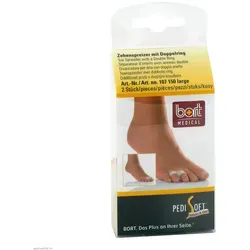 BORT PediSoft Zehenspreizer m.Doppel-Ring large 2 St