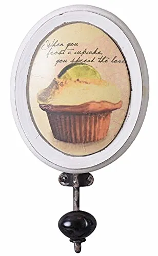 Vintage Wandhaken Cupcake Handtuchhalter Geschirrtuch Haken etg083 Palazzo Exklusiv