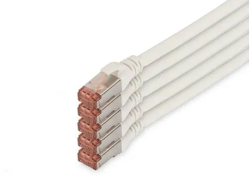 DIGITUS Professional Patch-Kabel 10 m CAT 6 - NETZWERK ZUBEHÖR & KABEL - Hochgeschwindigkeits SFTP-Patch-Kabel für stabile Verbindungen, halogenfrei und ideal für Büro- und Heimnetzwerke.