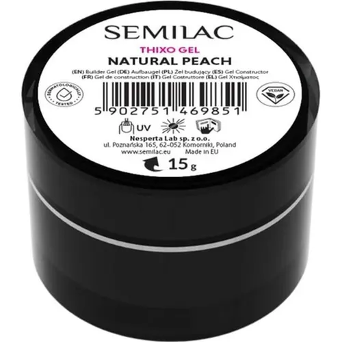 Semilac Builder Thixo Gel Natural Peach 15g von Semilac