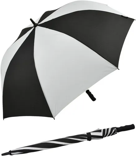 Impliva Stockregenschirm Falcone® XXL Regenschirm Automatik Fiberglas, groß, leicht und zweifarbig