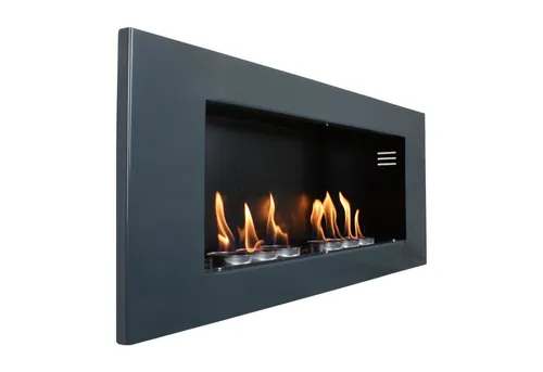 Kaminbau Mierzwa Echtfeuer-Dekokamin Aurora (Supreme, Brenngel & Bio-Ethanol Kamin inkl. 6 Brenndosen & Keramische Watte), Farbwahl, Gelkamin, Ethanolkamin, Kaminofen, Wandkamin