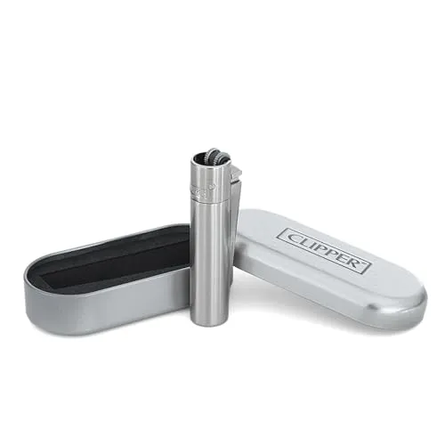 Clipper Metall Feuerzeug (Clipper Metall Silver Matt)