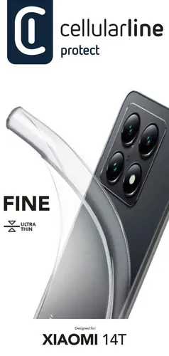 CellularLine Fine Case für Xiaomi 14T Clear (61028) #2261060