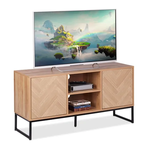 Retro TV Lowboard Sideboard 120 cm von Relaxdays