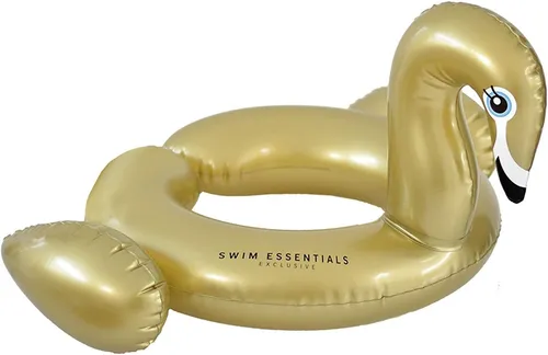 Swim Essentials Geöffneter Schwimmring 55 cm Golden Swan | Badespaß Ring Kinder