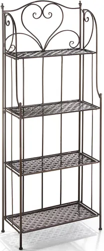 locker Standregal 03200-07, 1-tlg. - Stilvolles Stauraumwunder - Standregal aus stabilen Metall, fertig montiert und sofort einsatzbereit für mehr Ordnung in deinem Zuhause.