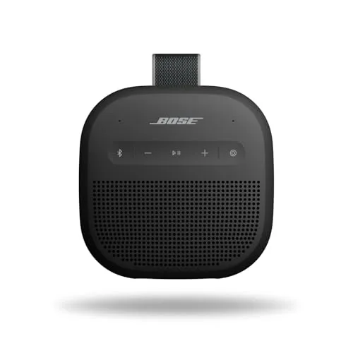 Bose Tragbarer SoundLink Micro Lautsprecher (2. Gen.) - Tragbare Bluetooth-Lautsprecher mit kraftvollem Sound, bis zu 12 Stunden Akkulaufzeit und wasserdichtem Design – ideal für Musikgenuss unterwegs!