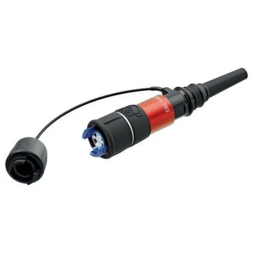 Neutrik 1027414 Glasfaser LWL Anschlusskabel 20m Schwarz Multimode
