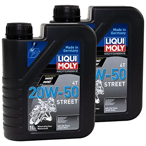 Motoröl Motor Öl LIQUI MOLY Street 20W-50 2 X 1 Liter